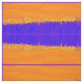 Lila Gebirge Stoff (Muster)