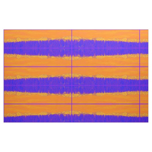 Lila Gebirge Stoff (Fat Quarter (45,7 x 55,9 cm))