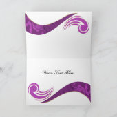 lila geblüht Business-Dankeschön-Karten Dankeskarte (Innenseite)