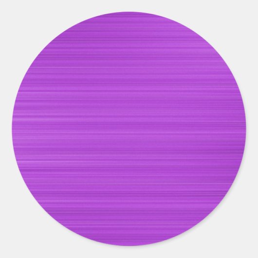 Lila gebürstet runder aufkleber (Vorderseite)