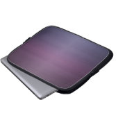 Lila gebürstetes Metall Laptopschutzhülle (Vorne Knopf)