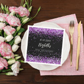 Lila Geburtsname Serviette