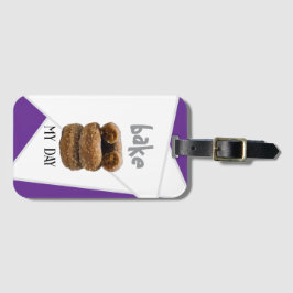 Lila Geburtstag Gepäckanhänger