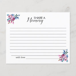 Lila Gedächtnisaustausch, einfache Bestattungskart