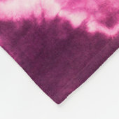 Lila gefärbte Krawatte Batik Gewebe für Hintergrun Fleecedecke (Ecke)