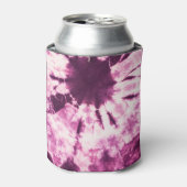 Lila Gefärbte Krawatte Batik Textur Dosenkühler (Kanne Vorderseite)