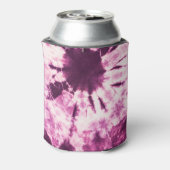 Lila Gefärbte Krawatte Batik Textur Dosenkühler (Kanne Rückseite)