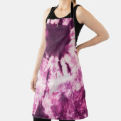 Lila Gefärbte Krawatte Batik Textur Schürze (InSitu)