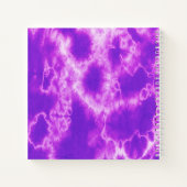 Lila Gefärbte Krawatte Weihnachten Personalisierte Notizblock (Rückseite)