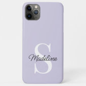 Lila gefärbte Pastel Violet Lavendel Case-Mate iPhone Hülle (Rückseite)