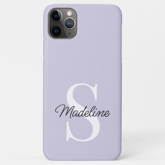 Lila gefärbte Pastel Violet Lavendel Case-Mate iPhone Hülle (Rückseite)