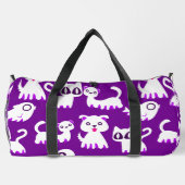 lila Geisterfreund Duffle Bag (Rückseite)