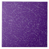 Lila gekracktes Glaze Einfache moderne Textur Fliese (Vorderseite)