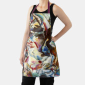 Lila-gelb-blau Kandinsky Abstrakte Malerei Schürze (InSitu)