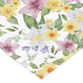 Lila-gelb-grün-grün-grün Elegante Chic Kurzer Tischläufer (Ecke)