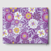 Lila, Gelb und Magenta Gästebuch (Rückseite)