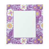 Lila, Gelb und Magenta Notizblock (Vorderseite)