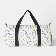 Lila Gelbe Aquarell-Wildblume