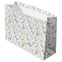 Lila Gelbe Aquarell-Wildblume