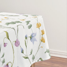Lila Gelbe Aquarell-Wildblume