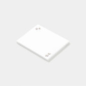 Lila Gelbe Schmetterlinge Post it Notes Post-it Klebezettel (angewinkelt)