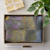 Lila gelbe Wildblumen für die Hochlandkuh Seidenpapier (Geschenk)