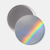 lila-gelber Roter Regenbogen Magnet (Vorderseite/Rückseite)