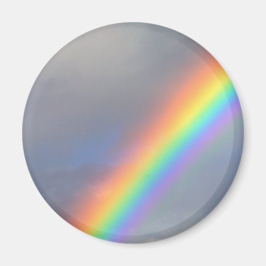 lila-gelber Roter Regenbogen Magnet (Vorne)