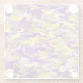 Lila gelber Untersetzer (Rückseite)