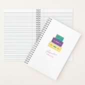 Lila gelbes Abenteuer wartet auf Spiral-Notebook Notizblock (Innen)