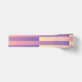 Lila-gelbes, rosa Streifenmuster Ripsband (Vorderseite)