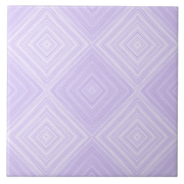 Lila, gelbes und weißes geometrisches Diamantenbad Fliese