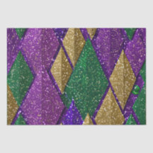 Lila-Gelbgrün-Mardi-Gras-Glitzer-Muster