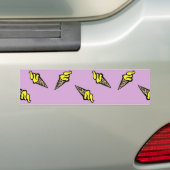 Lila Geleis Autoaufkleber (Auf Auto)