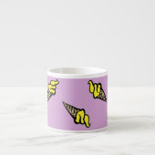 Lila Geleis Espressotasse (Vorderseite)