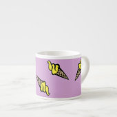 Lila Geleis Espressotasse (Vorderseite Rechts)