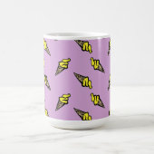 Lila Geleis Kaffeetasse (Mittel)