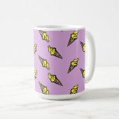 Lila Geleis Kaffeetasse (VorderseiteRechts)