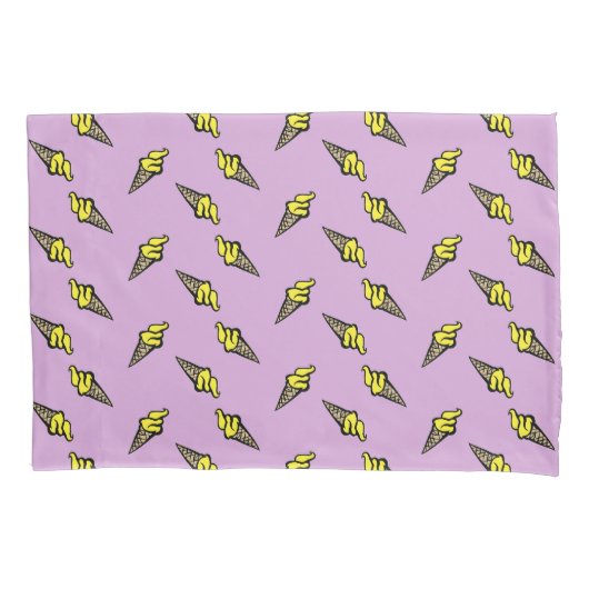 Lila Geleis Kissenbezug (Vorderseite)