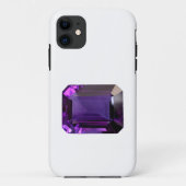 Lila Gemstone-Kronchakra Case-Mate iPhone Hülle (Rückseite)