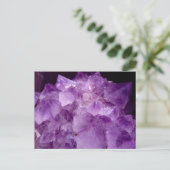 LILA GEMSTONE POSTCARD POSTKARTE (Stehend Vorderseite)