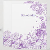 Lila Gemüse, handgezogen (Vorne/Hinten)