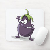 Lila Gemüseaugen Mousepad (Mit Mouse)