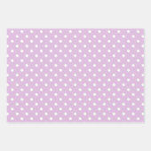 Lila Gemustertes Geschenkpapier Set (Vorderseite 3)