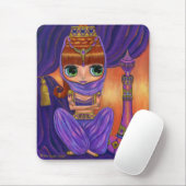 Lila Genie Mousepad (Mit Mouse)