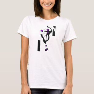Lila Geo Design FrauenT - Shirt