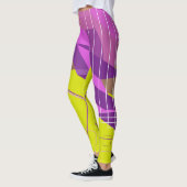 LILA GEO LEGGINGS (Links)