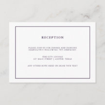 Lila Geode | Hochzeitsempfang