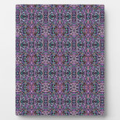 Lila geometrisch rosa fotoplatte (Vorderseite)