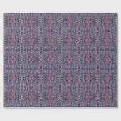 Lila geometrisch rosa geschenkpapier (Flach)